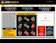 Tablet Screenshot of joe-tools.com